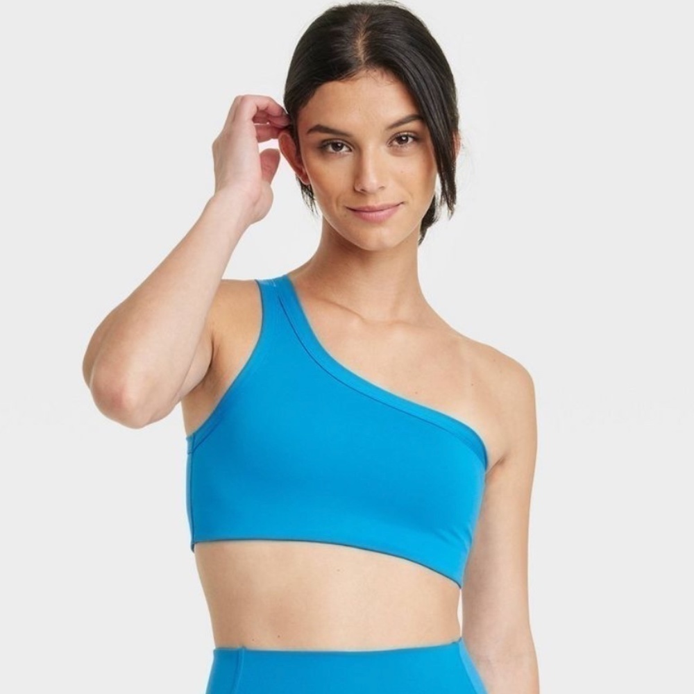 All in Motion Blue Light Support One Strap Sports Bra (XS)